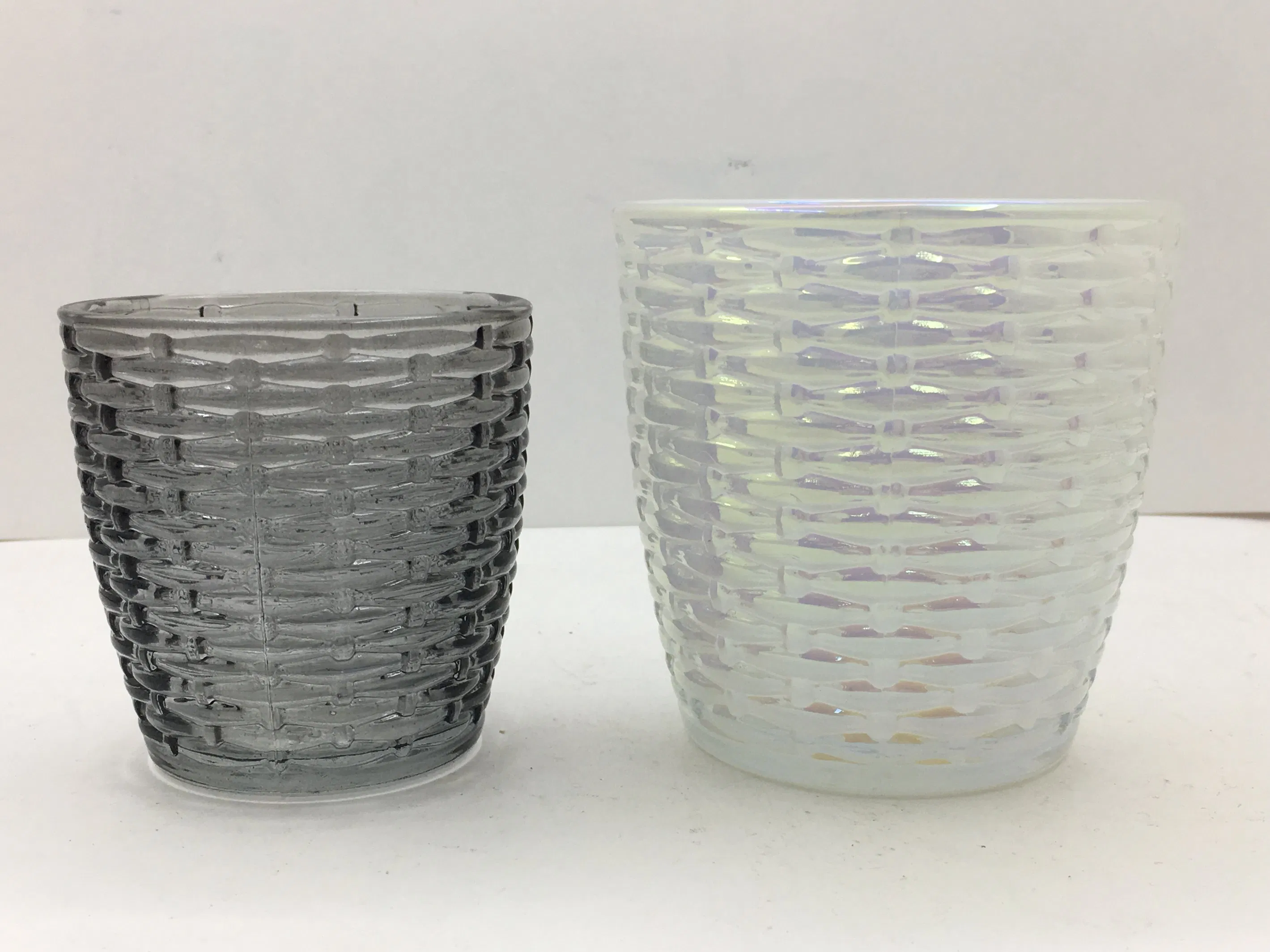 Premium Colorful Glass Candle Holder for Candle Filling and Home Decoration