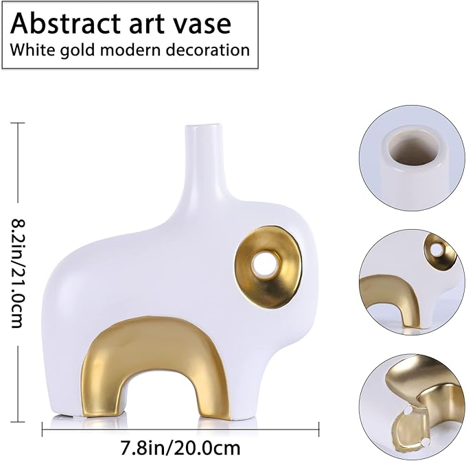 Vase Creative Shadow Art Vase Table Centerpieces Home Decoration Ci21987