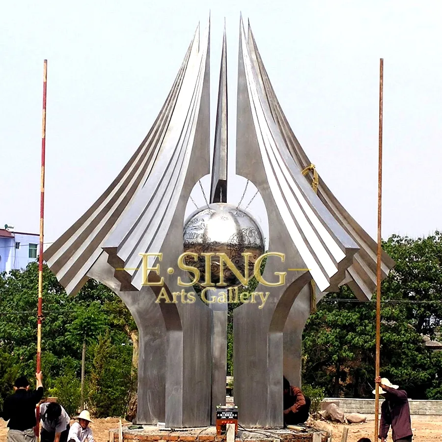 Stainless Steel Sculpture View 4