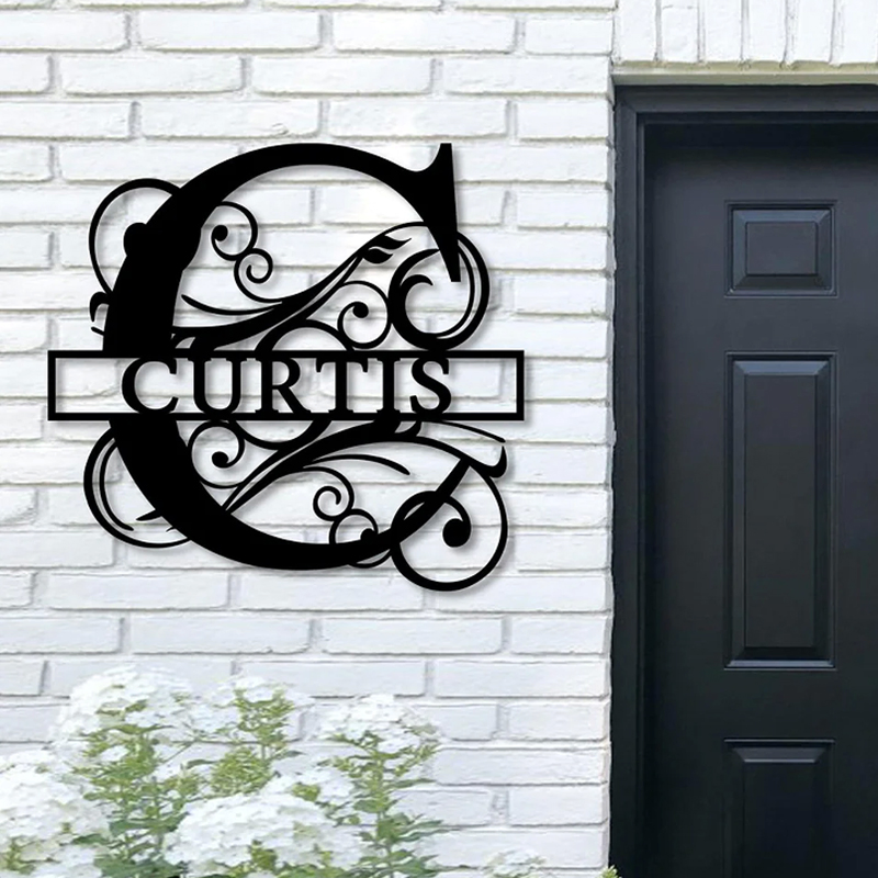 BSCI Factory Beach Palm Trees Circle Metal Wall Dé Cor Home Decoration