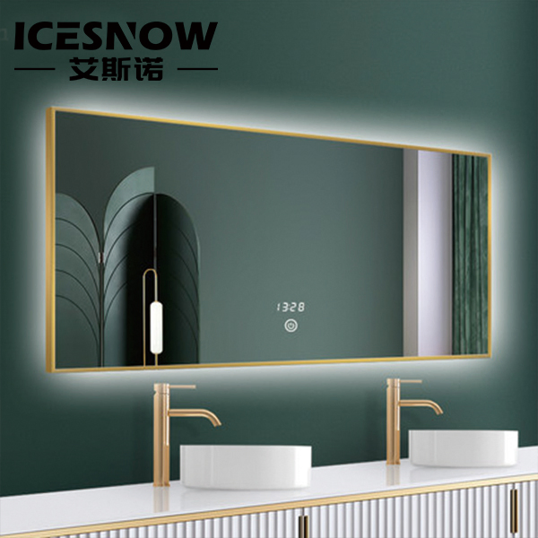 Frame Decorative Cabinet Bathroom Wall Infinity Glass LED Light Smart Mirror