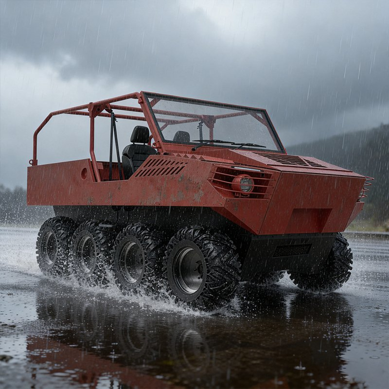 Amphibious Rescue Vehicle for Seasonal Flood Operations