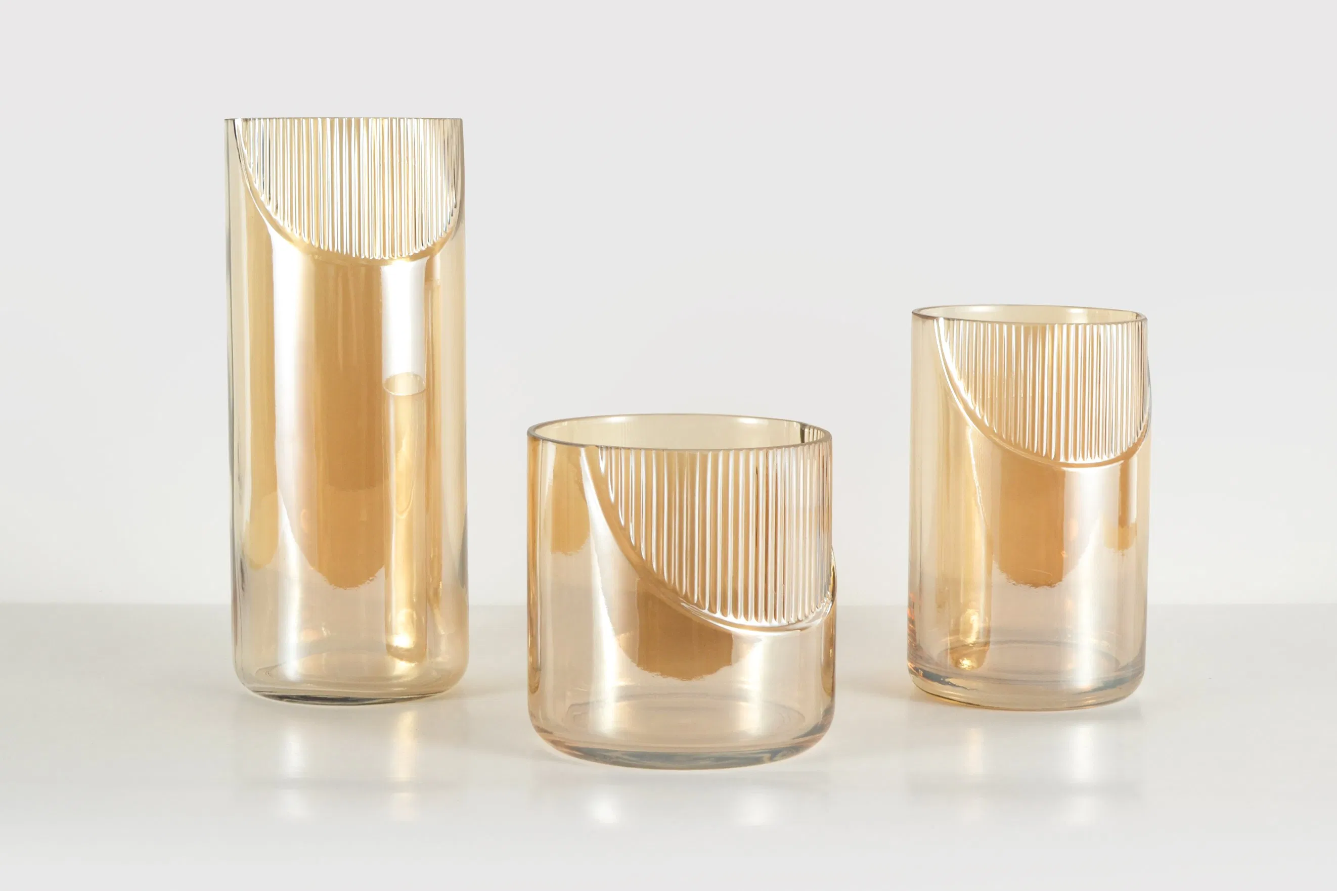 Custom Made Modern Stylish Hand Blown Decorative Glass Vase