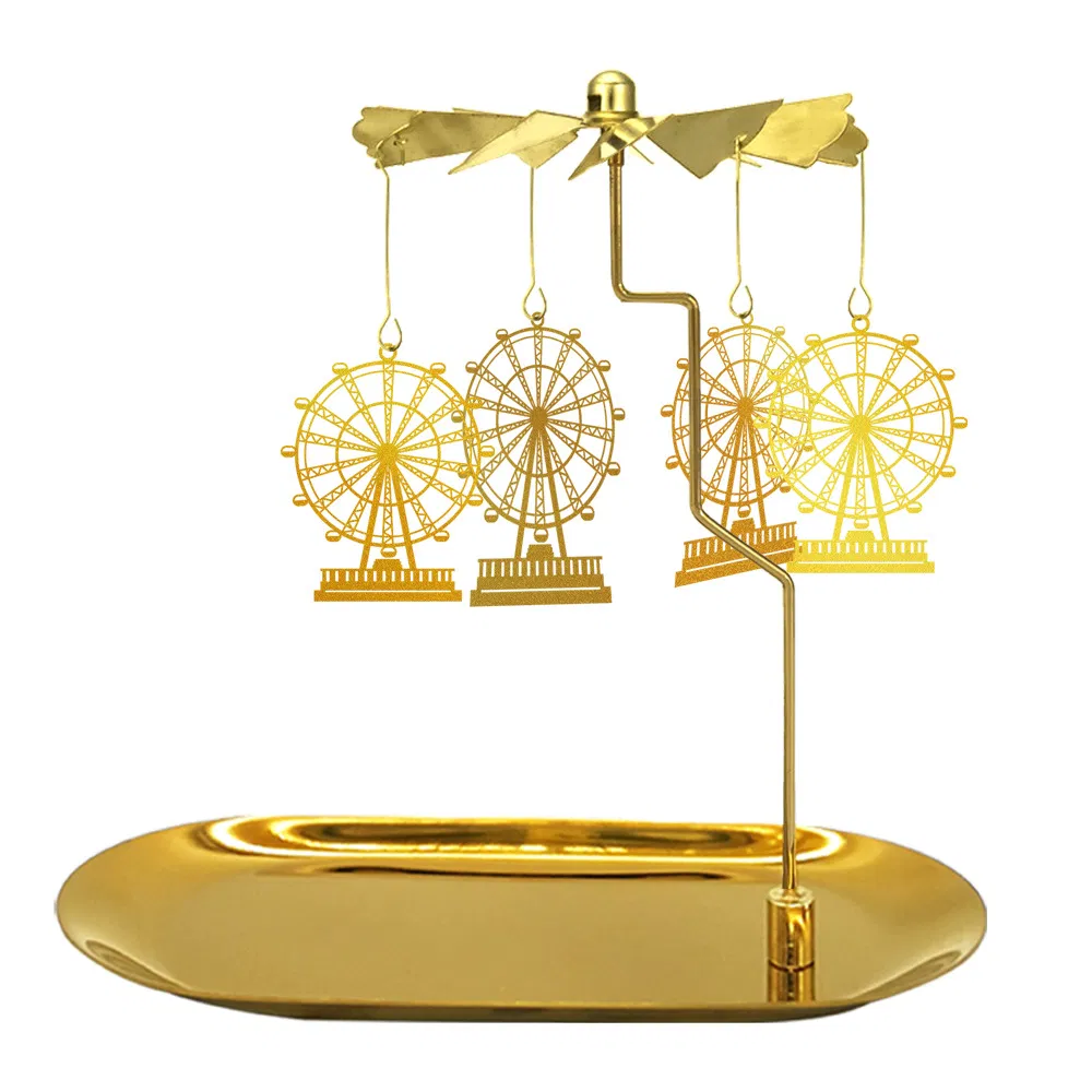 Rotating Metal Candle Holder 6