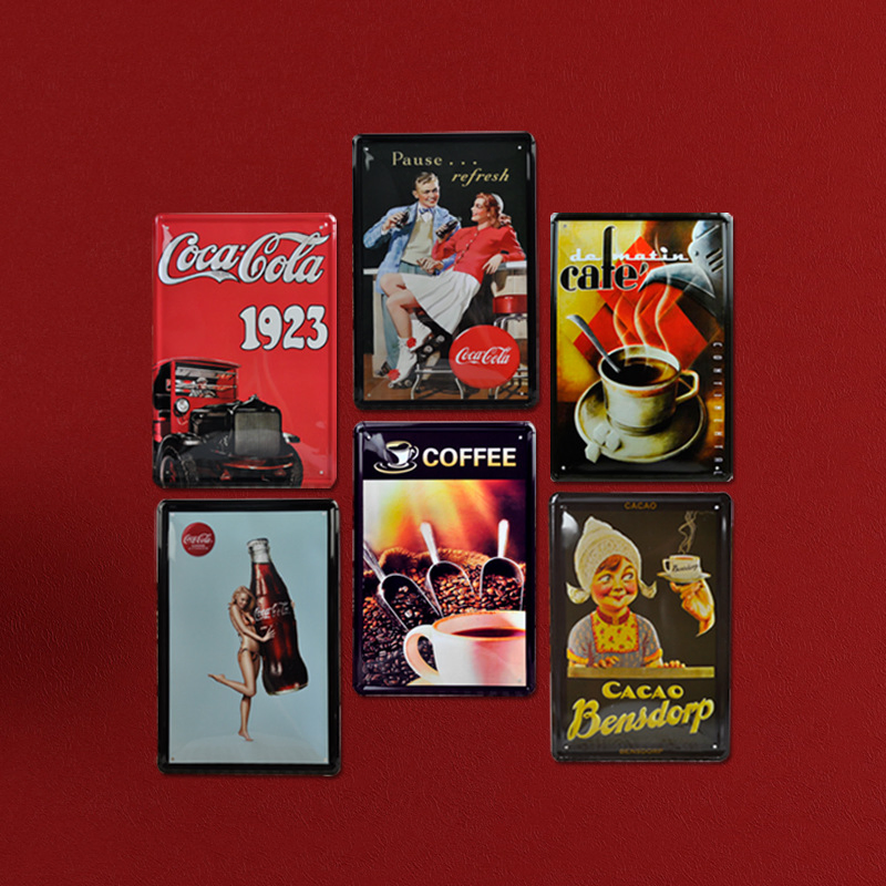 Wall Decorations Tin Plaque Metal Signs Home Decor for Wall Hanging