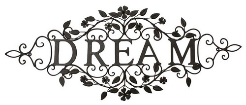 Metal Iron "J" Shape Home Wall Art Decor (BR142027-J)