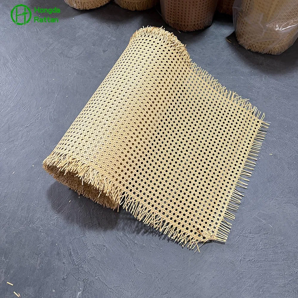 Wholesale Whicker Rattan Cane Webbing Cane Rattan Webbing Roll Wood Color