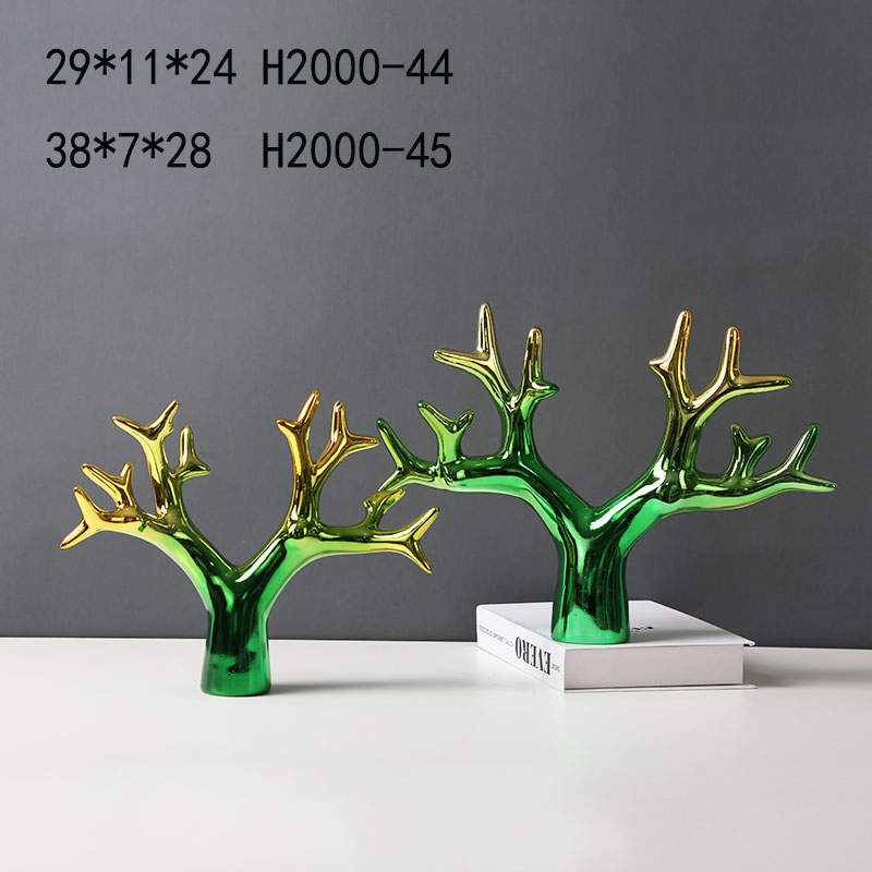 Artwork Table Display Purple Resin Tree Branches Home Decorative Crafts