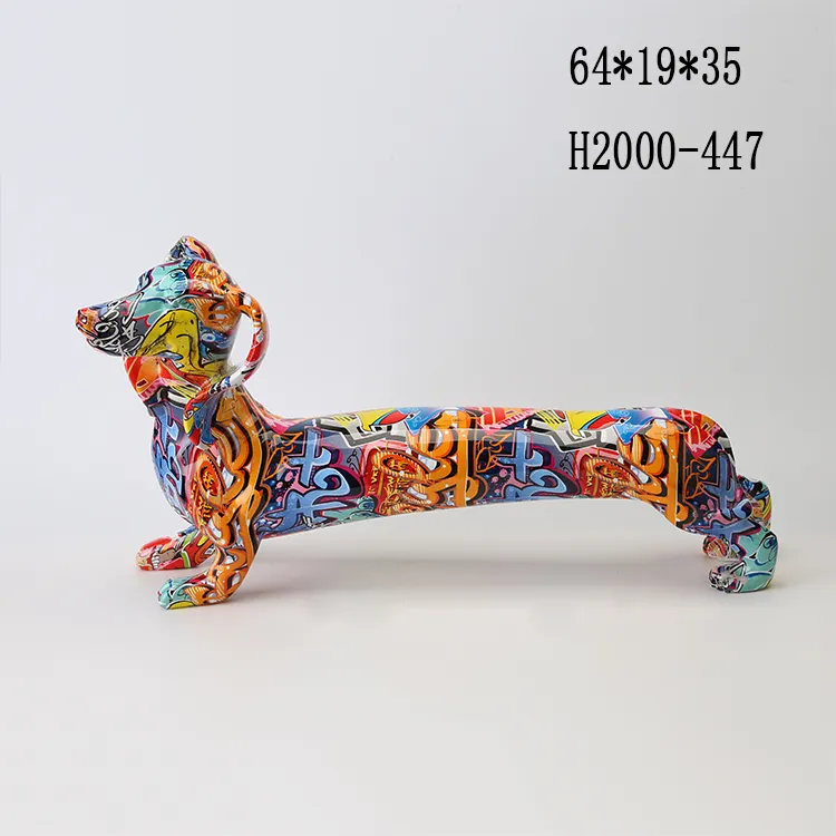 Graffiti Chihuahua Dog Figurines