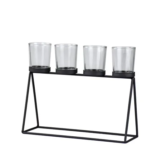 Metal Wall Sconce Decoration Candle Holder White