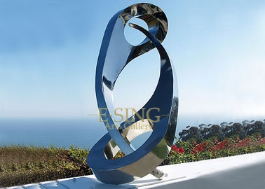Modern Home Outdoor Garden Decoration Large Metal Stainless Steel Sculpture