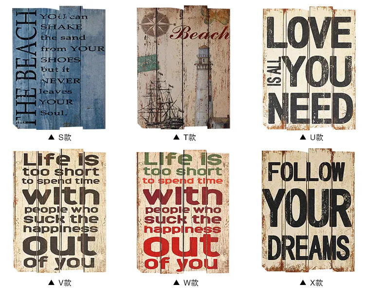 Wood Decor Custom Metal Signs 3