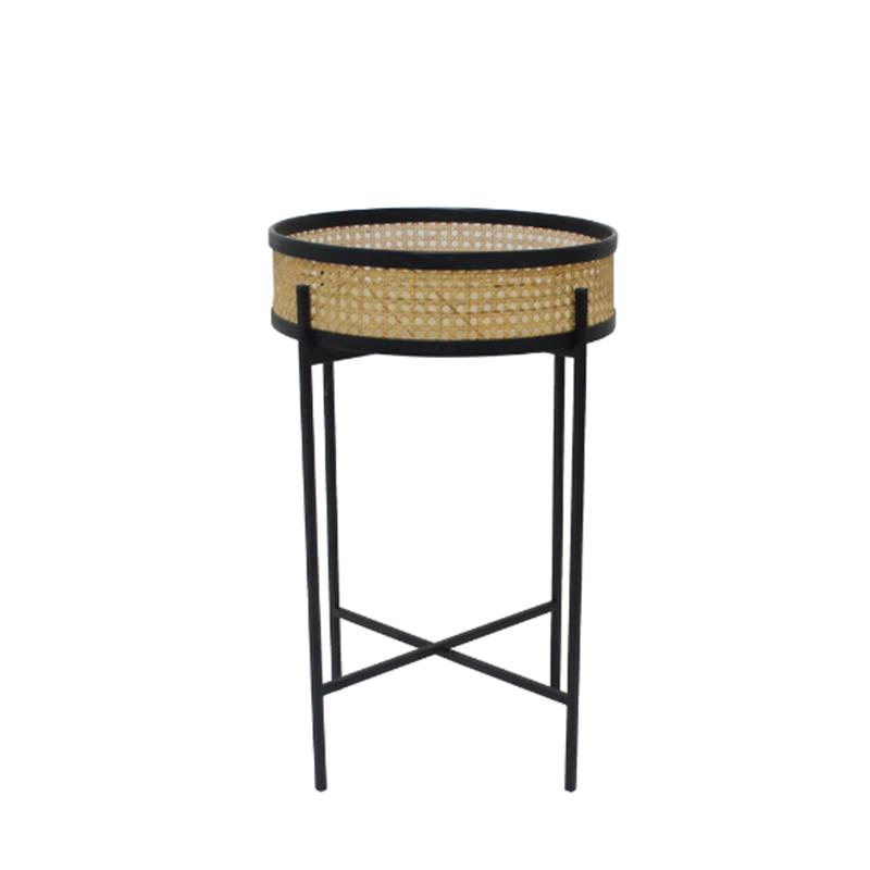 Living Room Rattan Corner Table