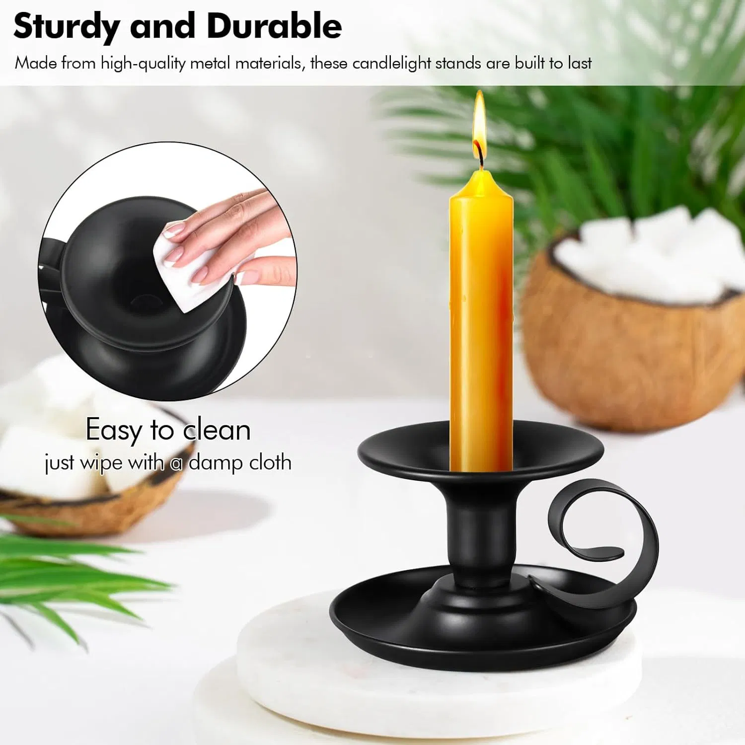 Iron Candle Holder Detail 5