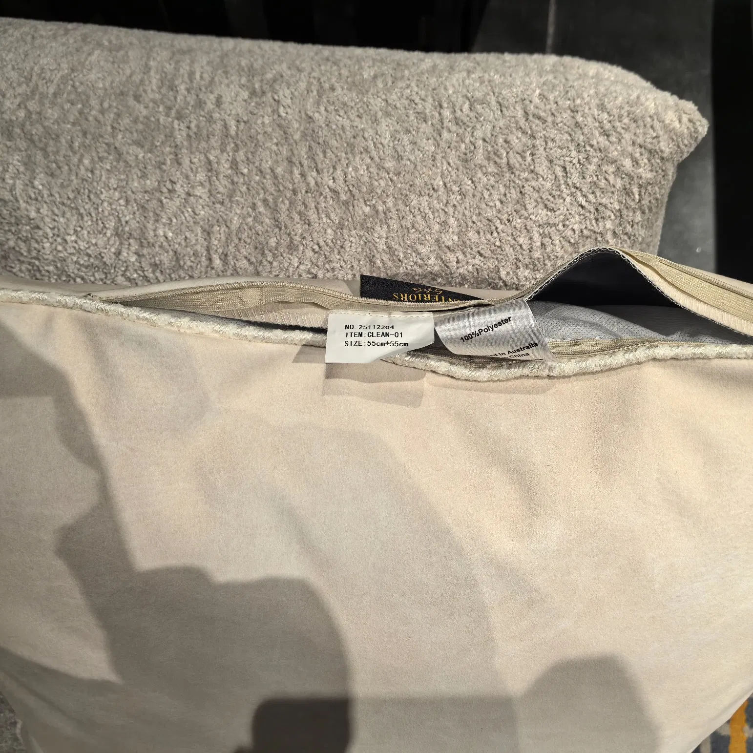 Wholesale Fluffy Faux Fur Teddy Cushion Pillow Cover Woven Decorative Throw Pillow for Home or Hotel Fall Collection