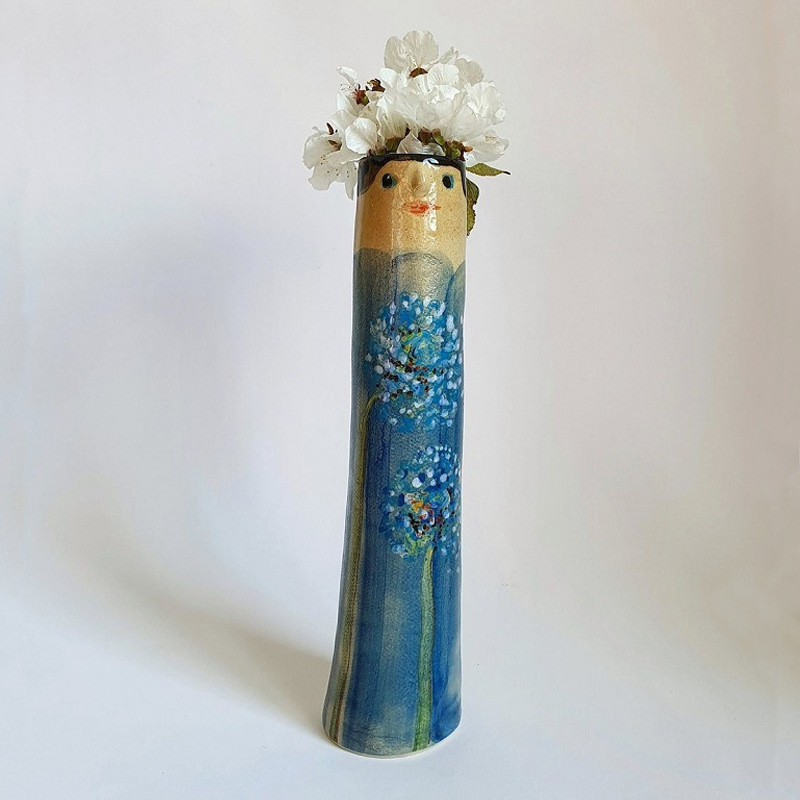 Bohemian Family Face Vase Handmade Vase Home Furnishings Resin Crafts