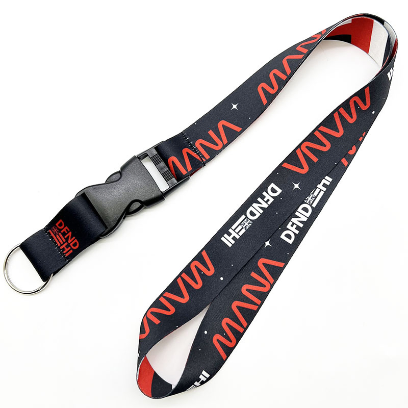Seasonal Promotional Lanyard with Holiday Themed Design Option Lanyard
