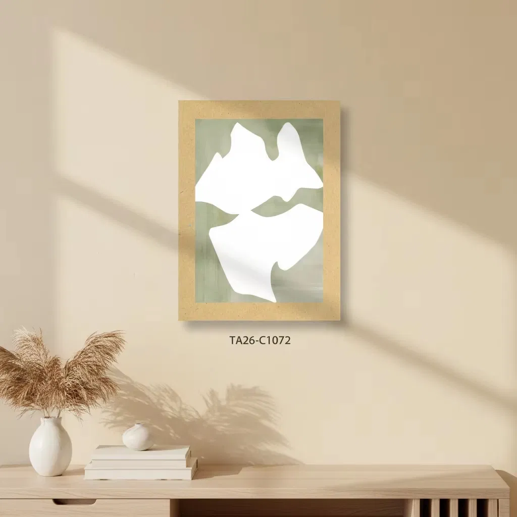 Abstract Minimalist Wall Art Custom Canvas Print with Geometric Shapes for Modern Living Room Home Decor