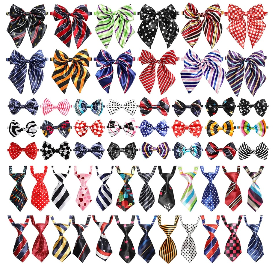 Custom Logo Bowknot Designer Luxury Cat Pet Hair Accessories