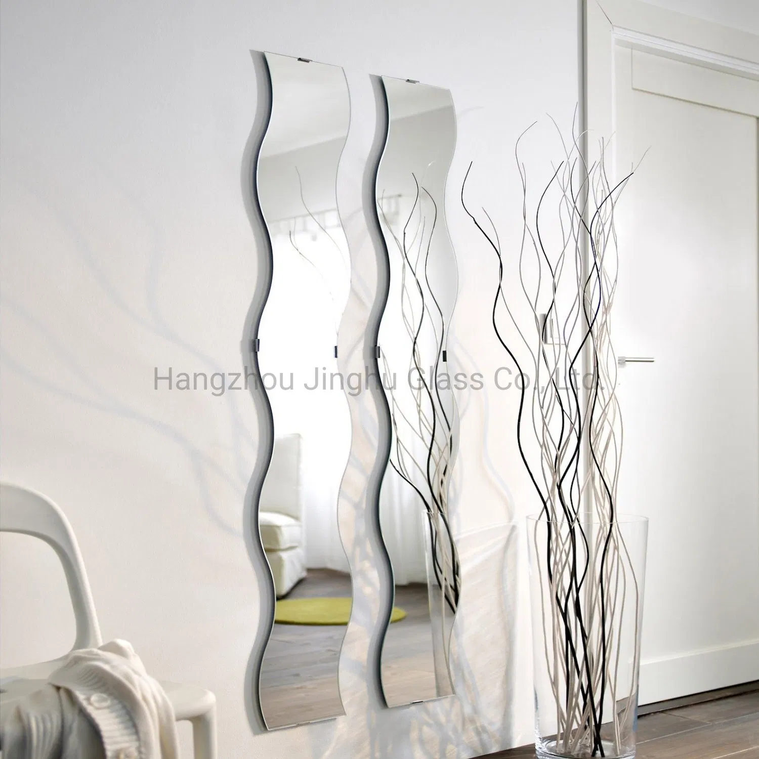 Wholesale Salon Hotel Home Decorative Smart Mirror Full Length Make-up Wall Mounted Beveled Frame Frameless Dressing Vanity Bathroom Mirror