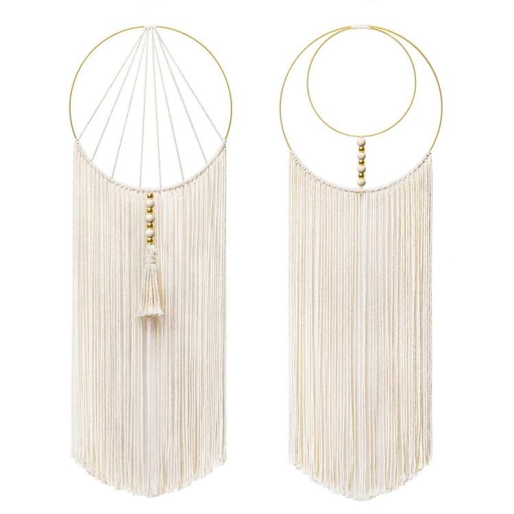 Macrame Wall Hanging Woven Bohemian Wall Decor for Apartment Bedroom