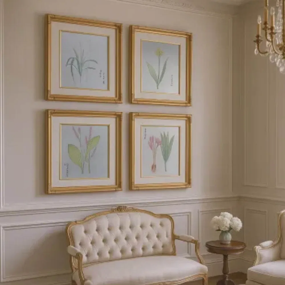 OEM Customized 420X420 Size Metal AG Material Decorative Balcony Crafts Wall Art