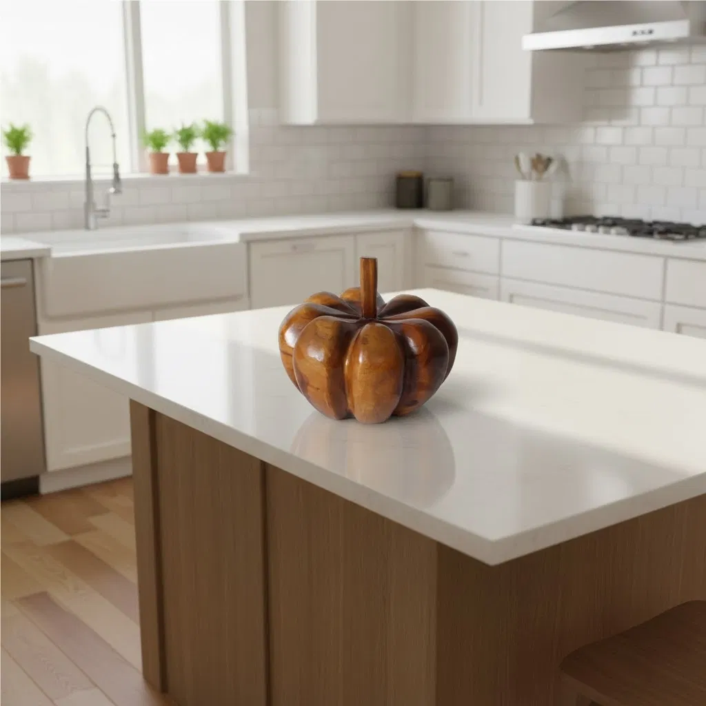 Handcrafted Wooden Pumpkin Decor