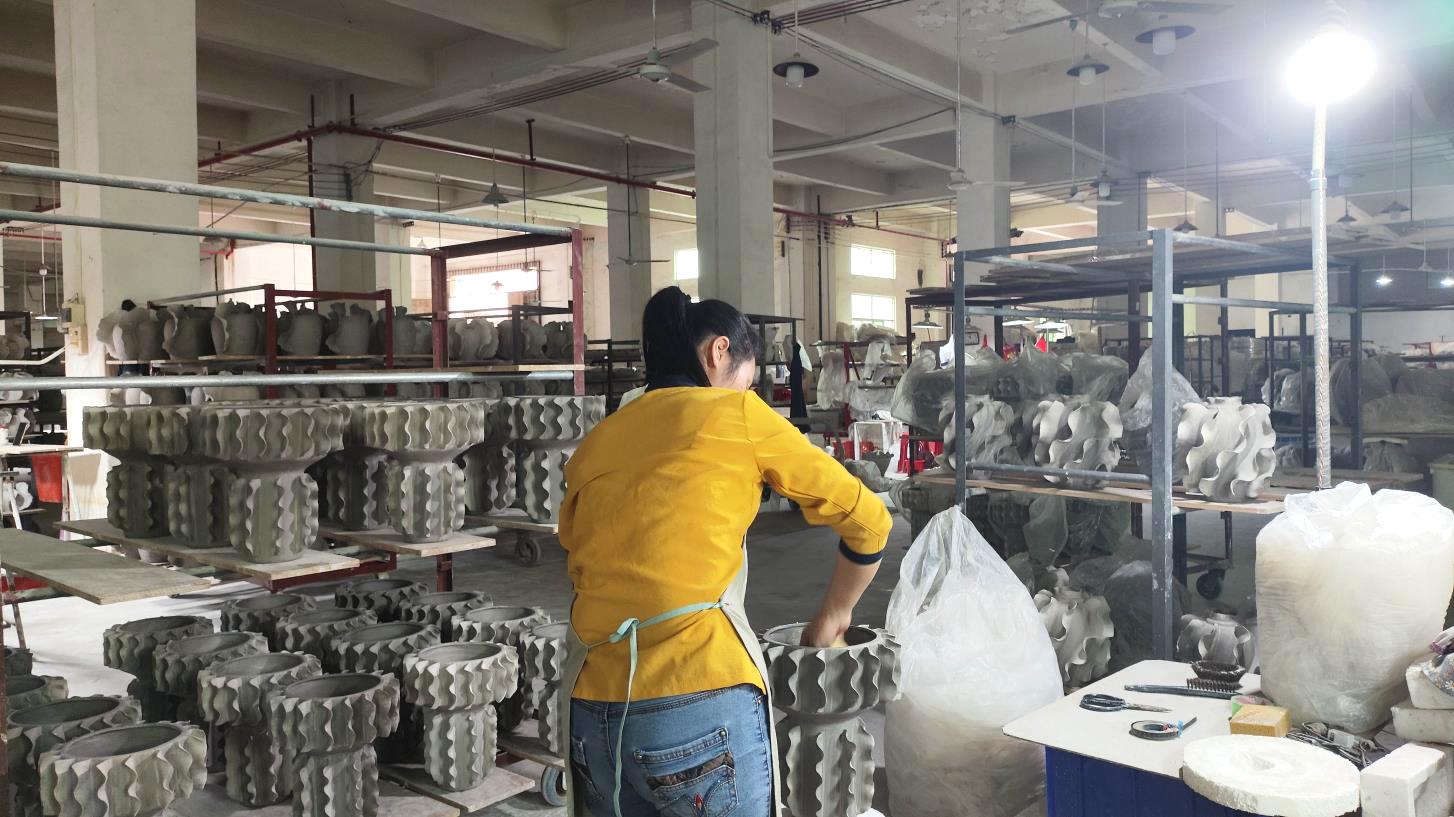 Dehua product trimming quality process