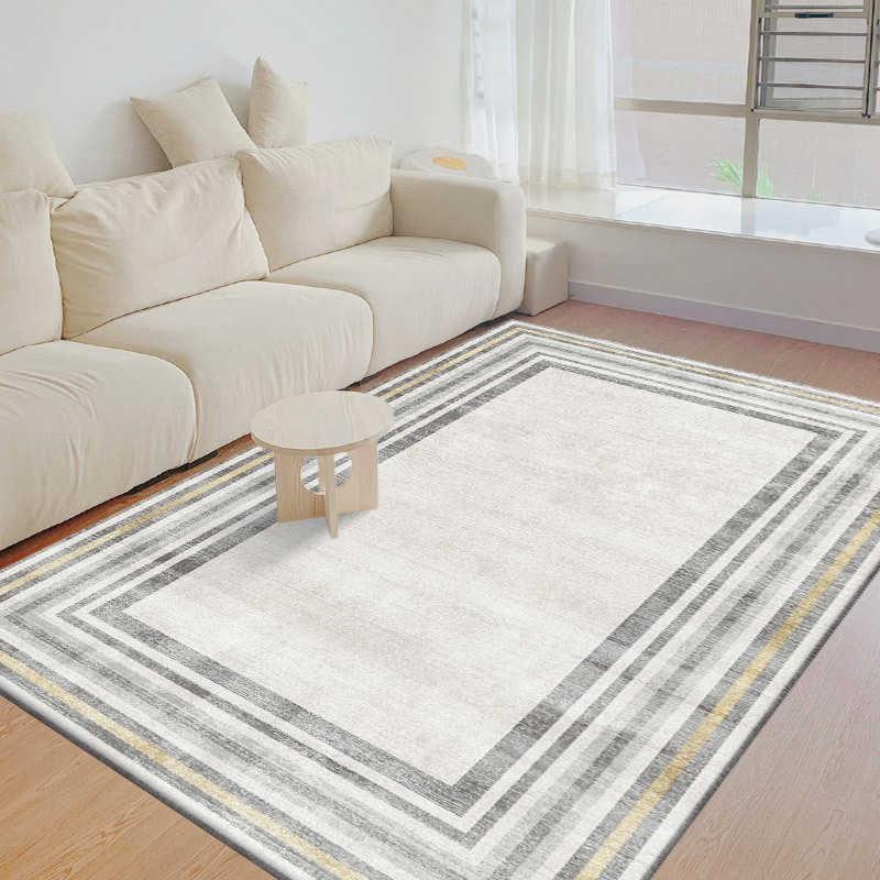 Nordic Style Printing Area Rugs Tufted Polyester Blend Soft Home Living Room Commercial Floor Carpet Decor