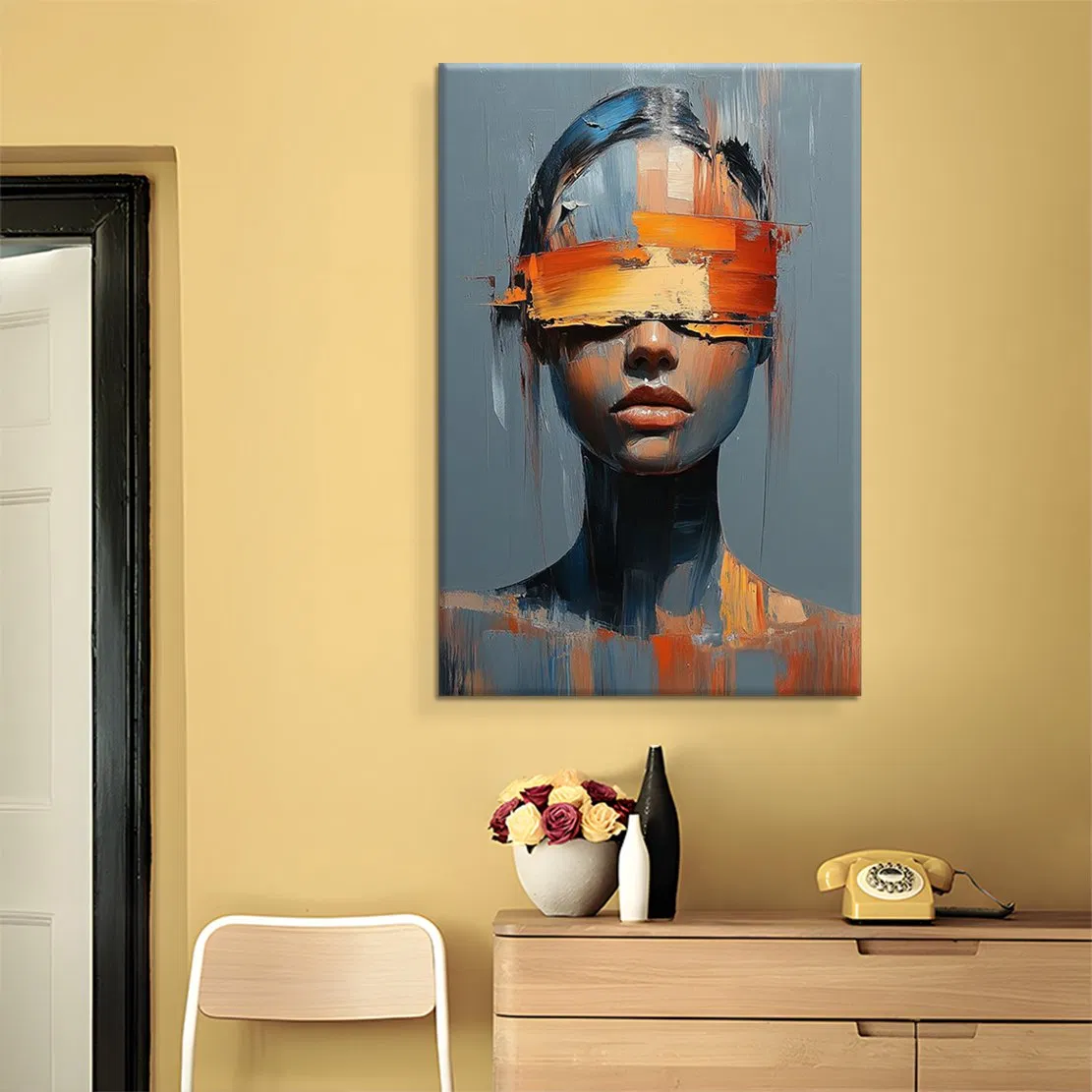 Wholesale of Custom-Made Portrait Art Hand-Painted and Spray-Painted Wall Hangings