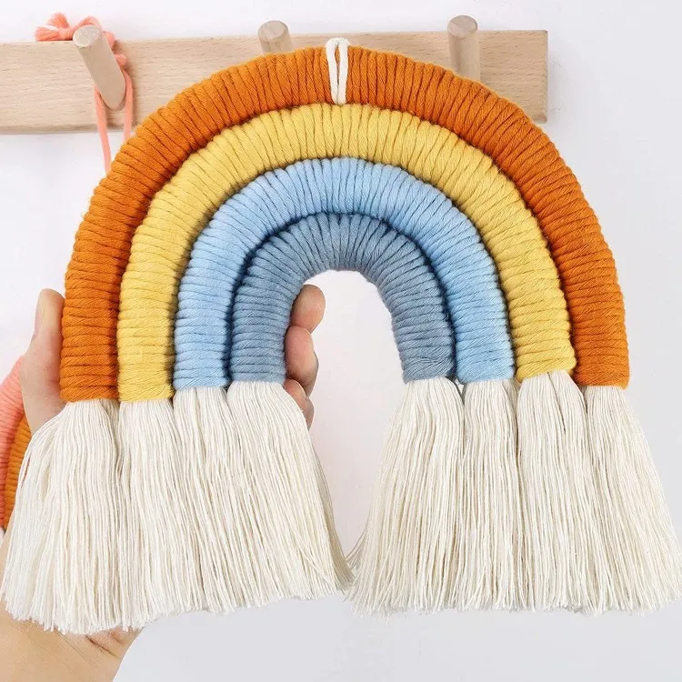 Macrame Rainbow Wall Hanging