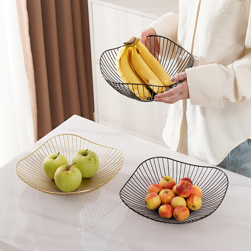 Patented Metal Fruit Tray for Home Guest Snack Storage