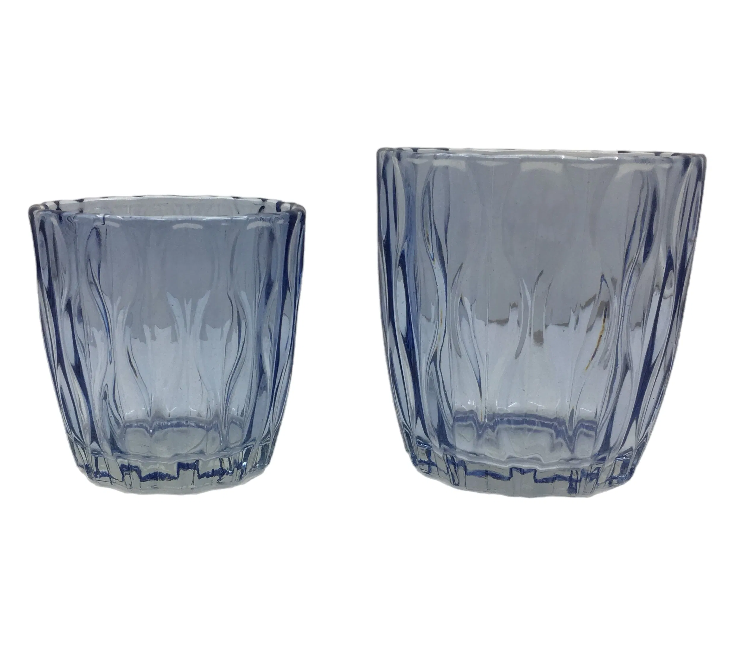 Premium Colorful Glass Candle Holder for Candle Filling and Home Decoration