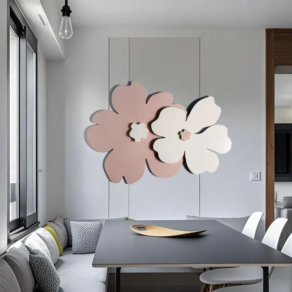 Abstract Realism Wall Art: Tempera Brushwork Customized for Your Space