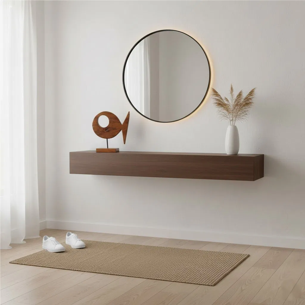 Handcrafted Wooden Fish Decor Minimalist Design for Home Accent