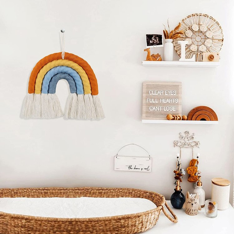 Macrame Rainbow Wall Hanging Decorations