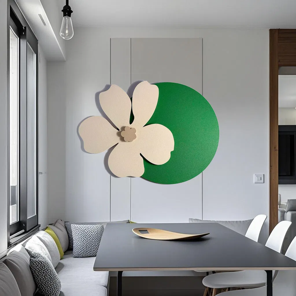 Abstract Realism Wall Art: Tempera Brushwork Customized for Your Space