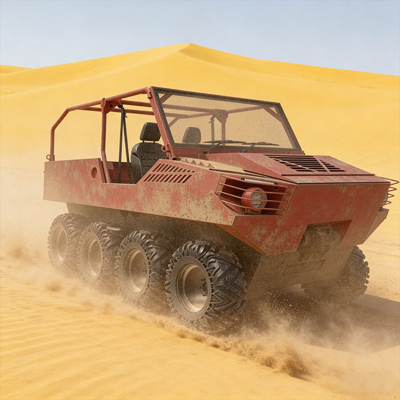 Amphibious Rescue Vehicle for Seasonal Flood Operations