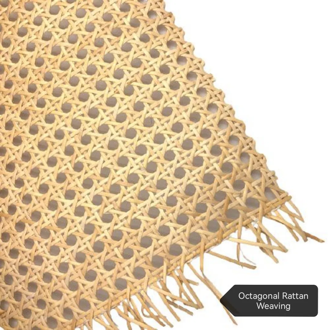 Semi-Bleached Raw Rattan Cane Peel for Weaving Material