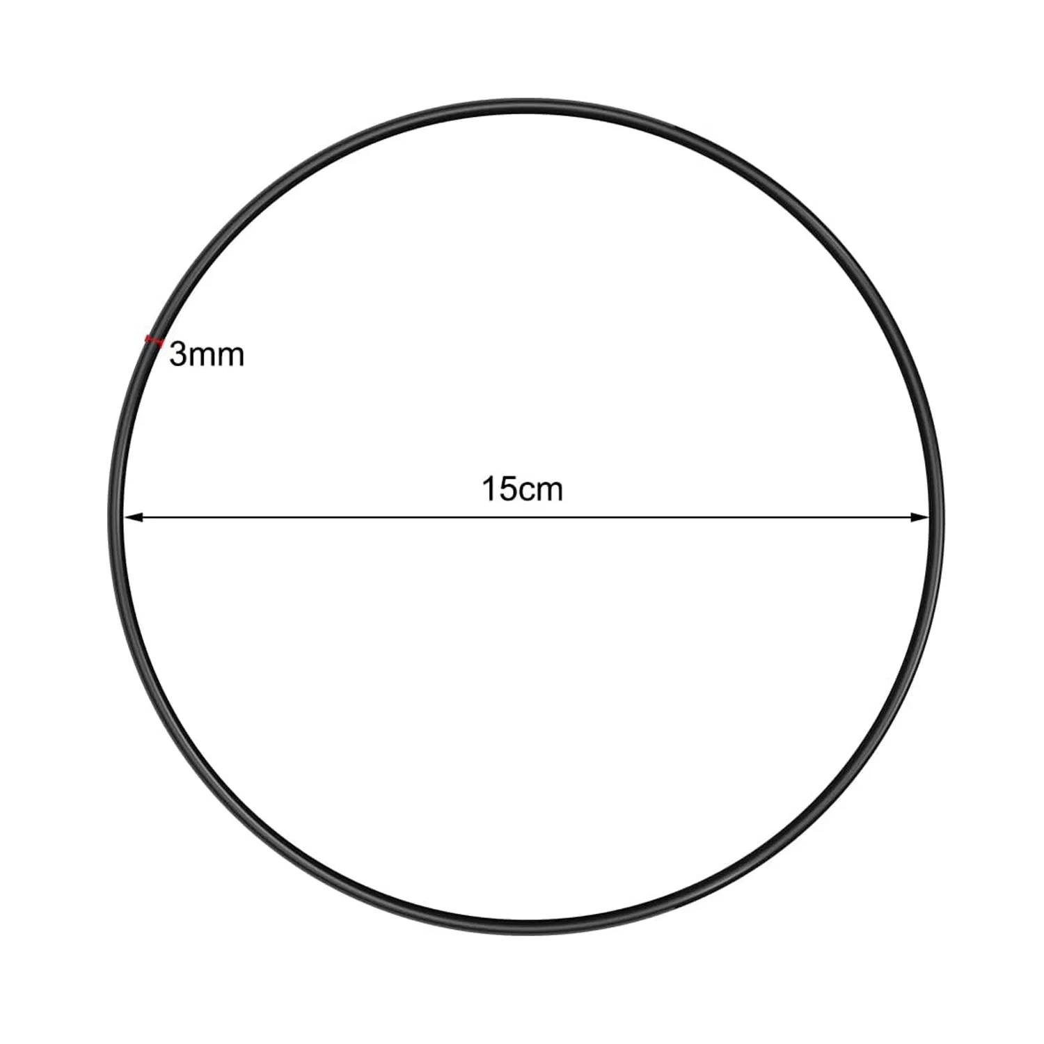 Metal Macrame Ring Floral Hoops Wall Hanging Crafts for Wedding Wreath Decor