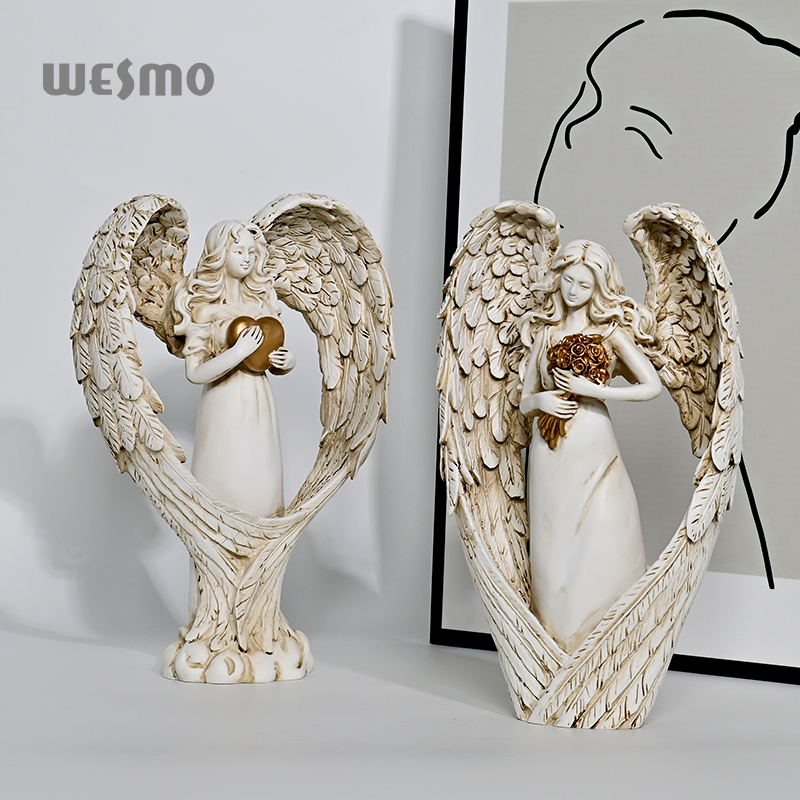 Home Decoration Decorative Resin Angel Statue Ornaments Crafts
