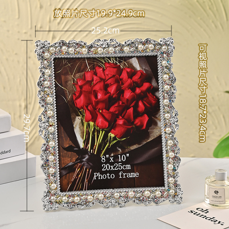 New Design Luxury European Style Pearl Photos Frame Photo Albums Accessories