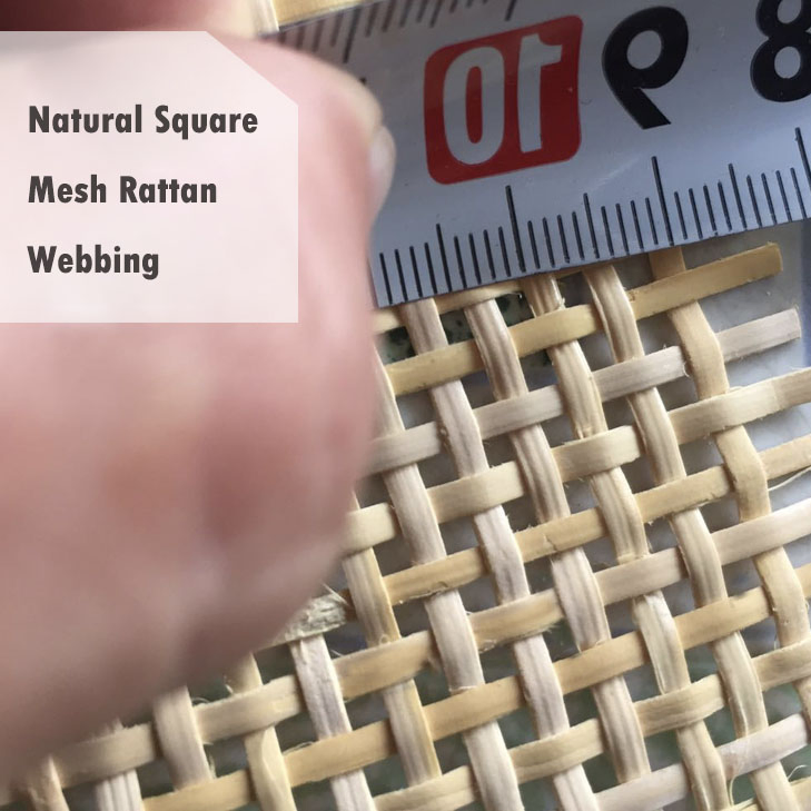 Semi-Bleached Raw Rattan Cane Peel for Weaving Material