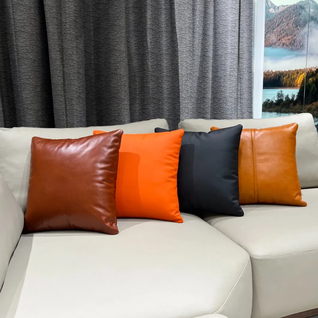 Genuine Leather Cushion Cover