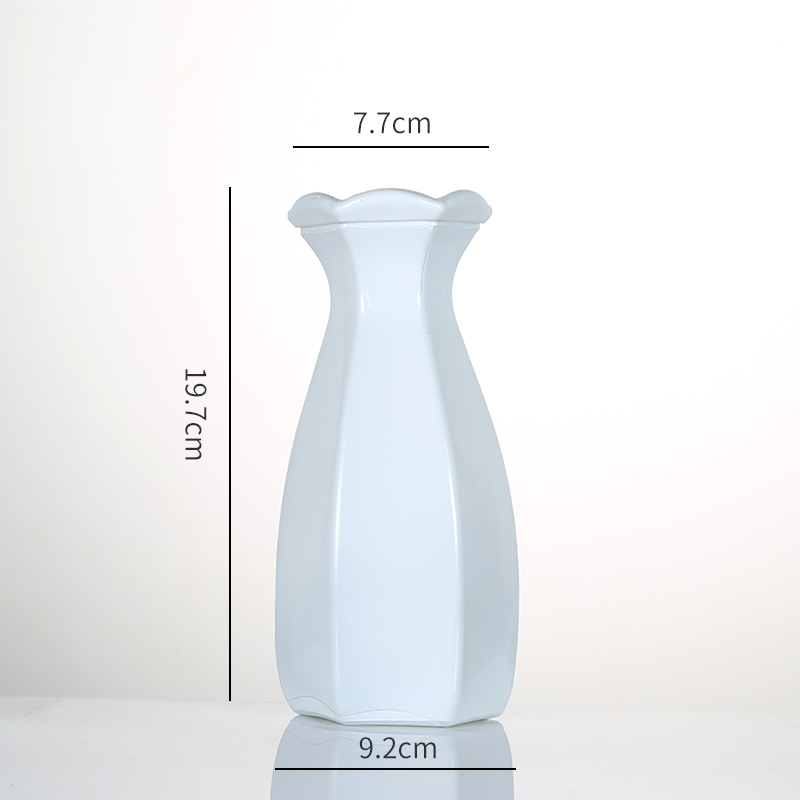 Glass Vases for Decor, Flower Vase for Home Decor, Modern Decorative Vase Centrepieces Living Room, Kitchen, Office Wedding or Gifts