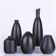 Ceramic Porcelain Flower Vases Black White Vase Set of 3 Suite for Home Decor Table Decorative