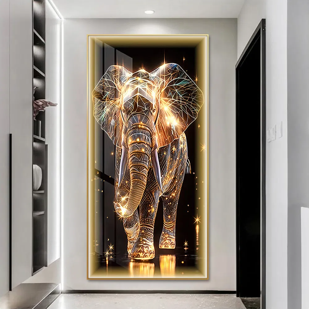 Exquisite Crystal Wall Art for Elegant Diamond Canvas Art