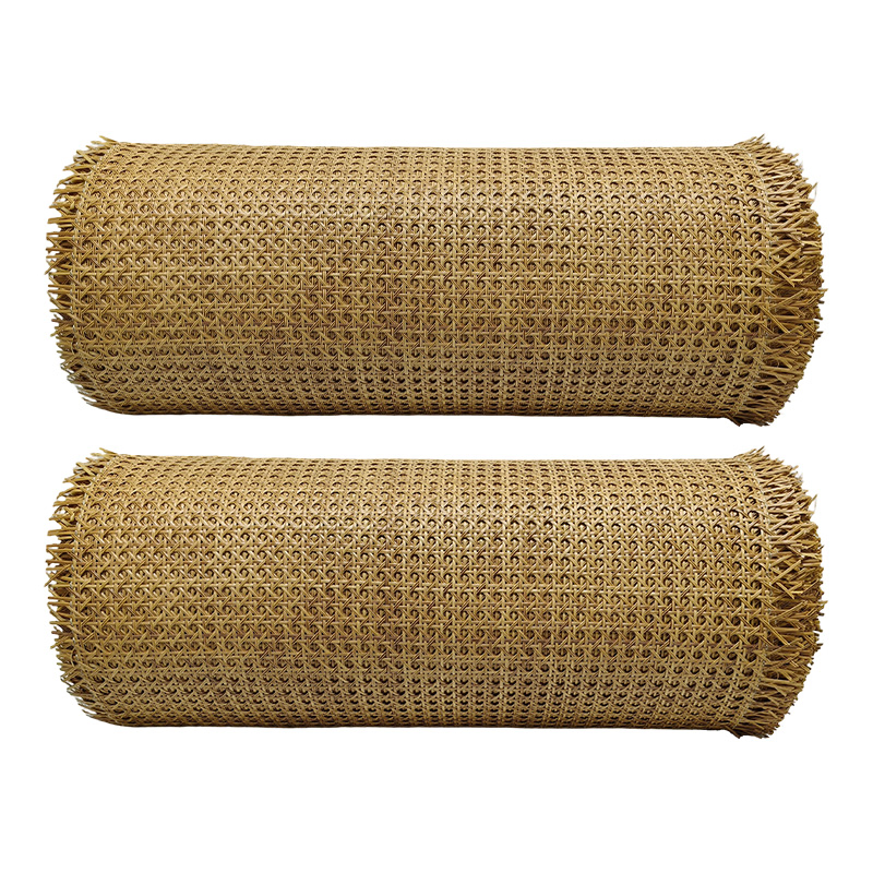 Factory Wholesale Wood Grain Color PE Plastic Furniture Rattan Cane Webbing