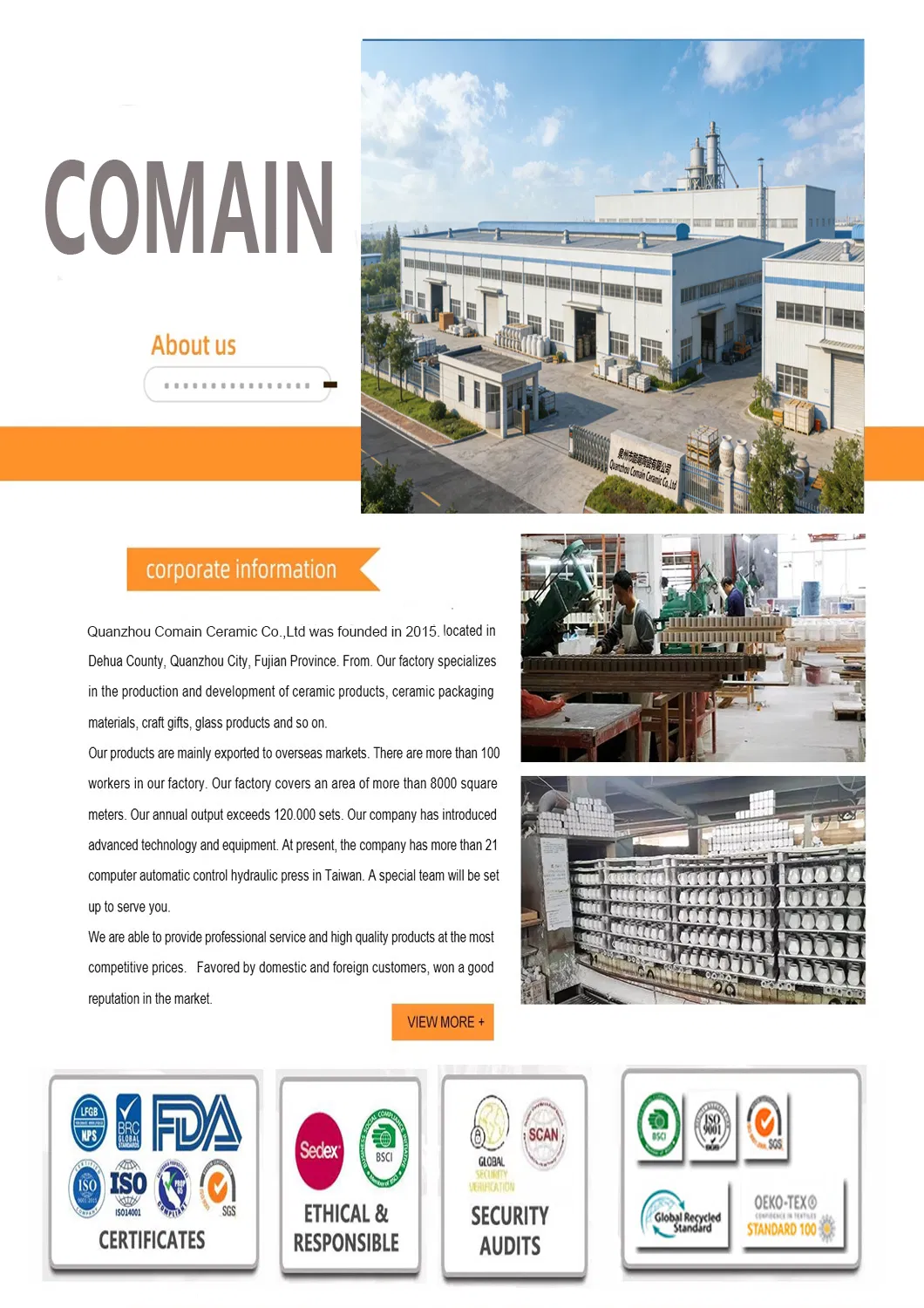 Ceramic Pomegranate Vase View 5