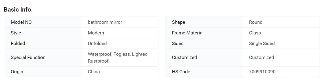 Smart LED Mirror Banner